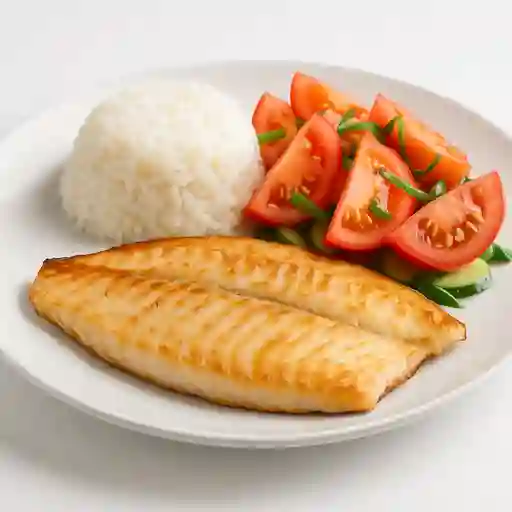 Reinita la Plancha con Ensalada de Tomat