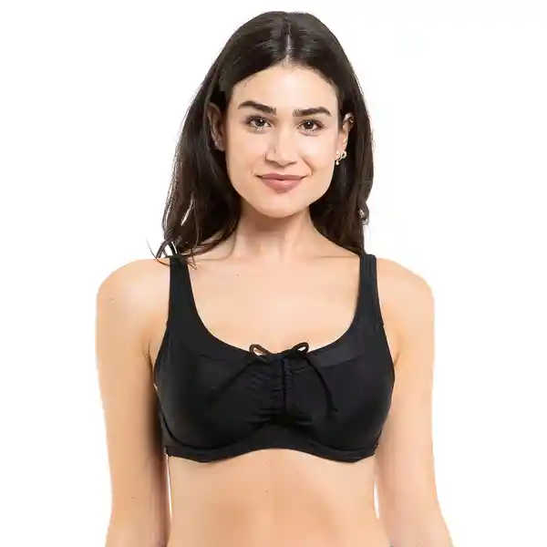 Bikini Copa C-D Blanda Negro Talla 44 Samia