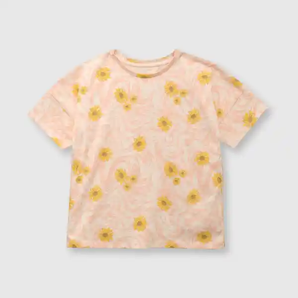 Polera Flores de Niña Rose Talla 10A Colloky