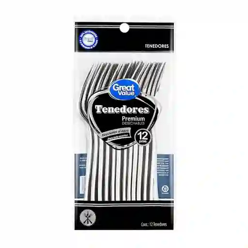 Great Value Tenedor Desechable
