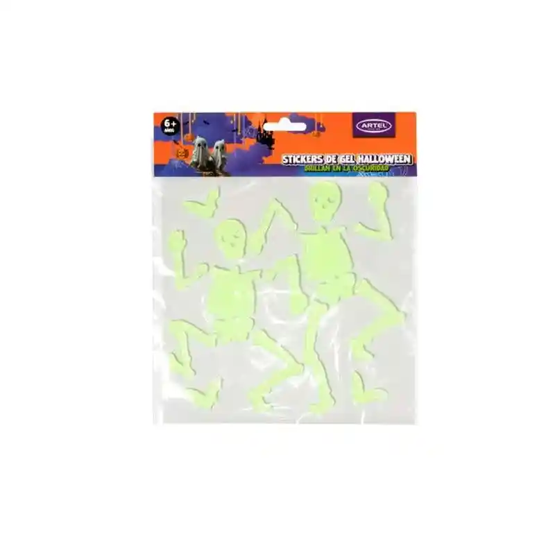 Artel Sticker de Gel Noche Halloween Surtido