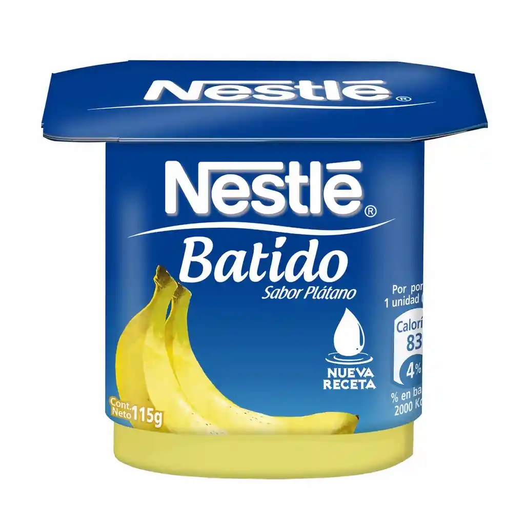 Nestlé Yoghurt Batido Sabor Plátano