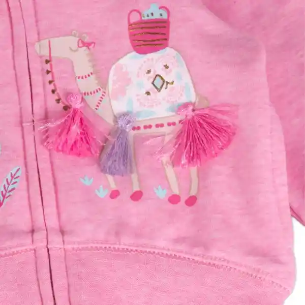 Conjunto Buzo Bebe Niña Rosado Pillin 4 a