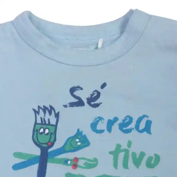 Polera Bebe Niño Celeste Pillin 24 M