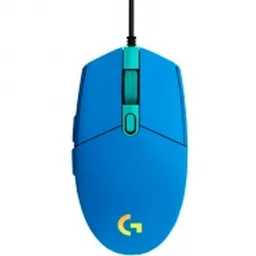 Logitech Mouse Gamer Light Sync Rgb Blue G203