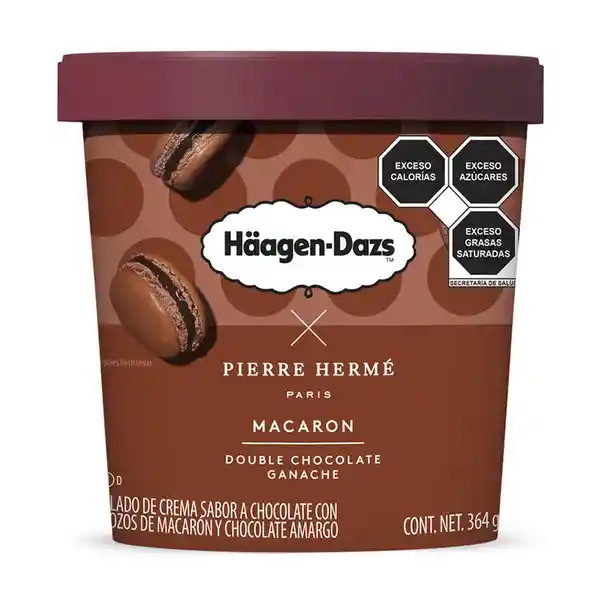 Haagen Dazs Helado Macaron Doble Chocolate