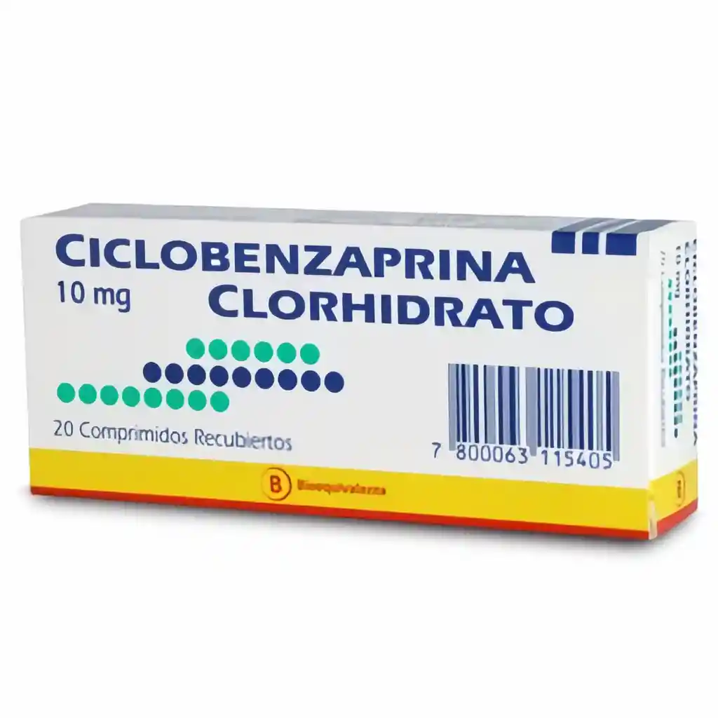 Ciclobenzaprina Clorhidrato Comprimidos Recubiertos