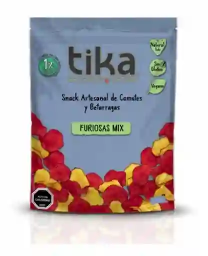 Tika Snack Artesanal de Camote y Betarragas Furiosas Mix