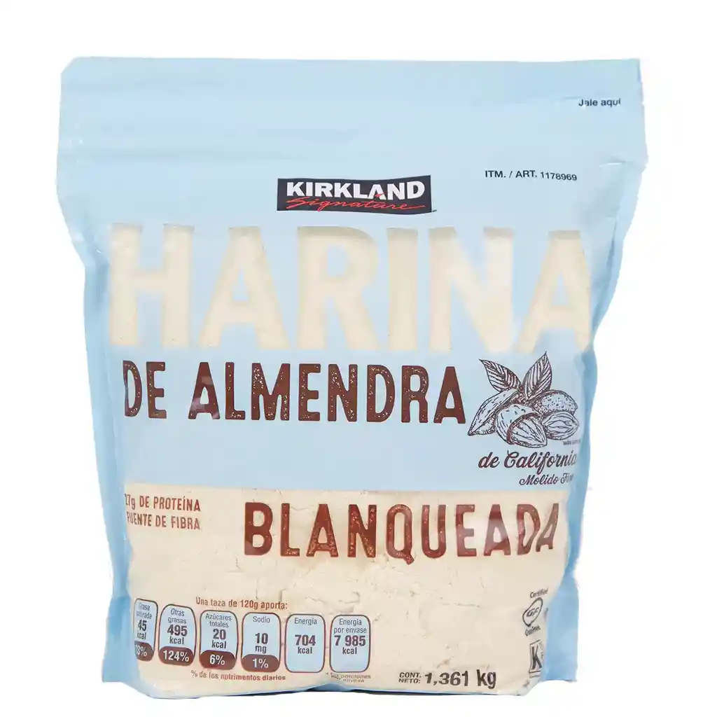 Kirkland Signature Harina de Almendra 1.361 Kg