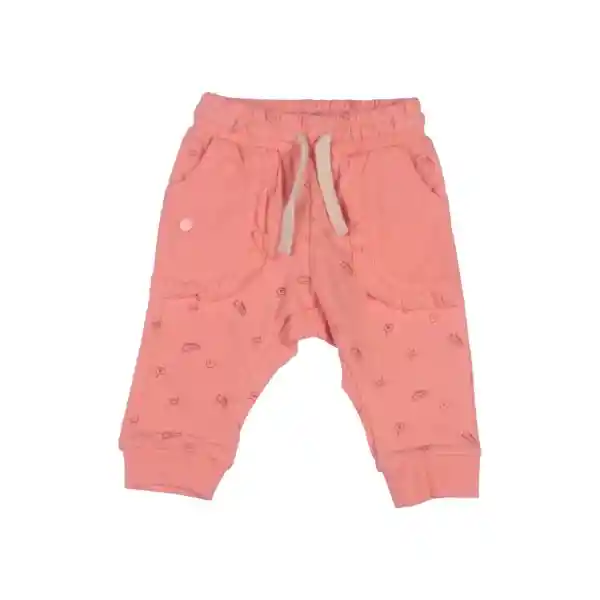 Pantalón Buzo Bebe Niña Durazno Pillin 3 M