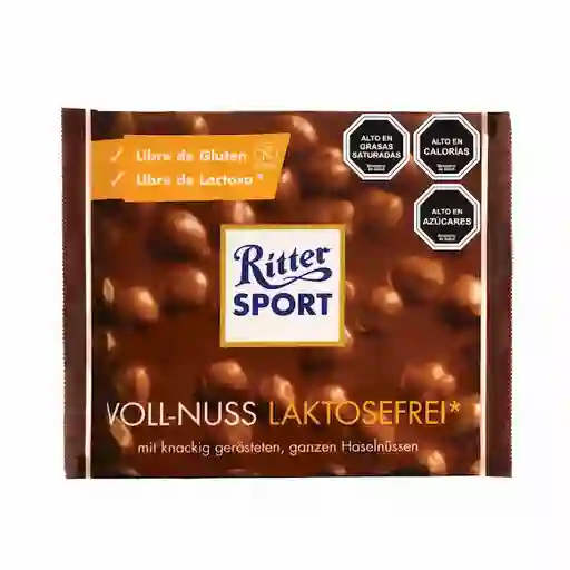 Ritter Sport Chocolate Voll Nuss sin Lactosa