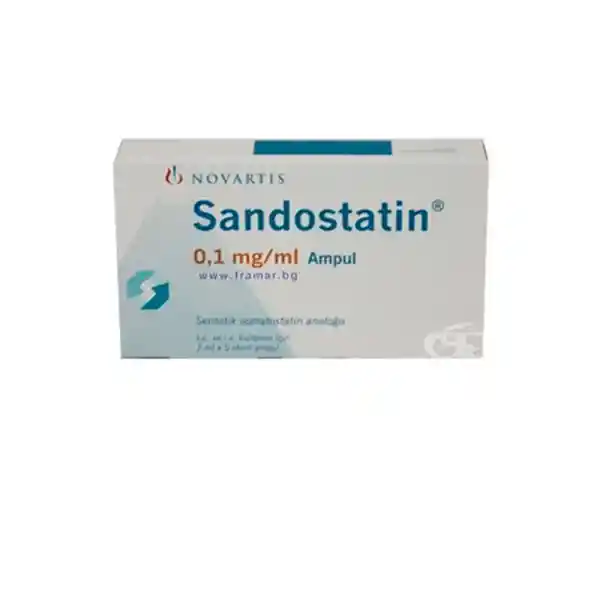 Sandostatin Solución Inyectable (0.1 mg/mL)