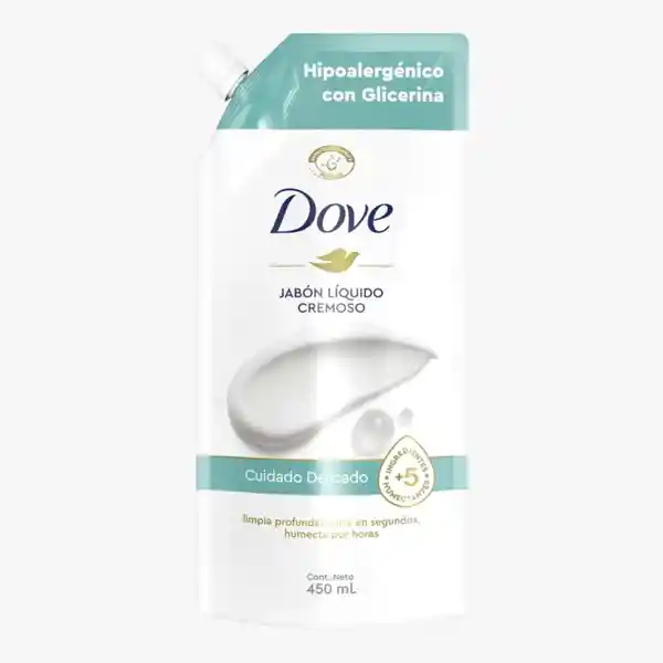 Dove Jabón Líquido Crema Cuidado Delicado