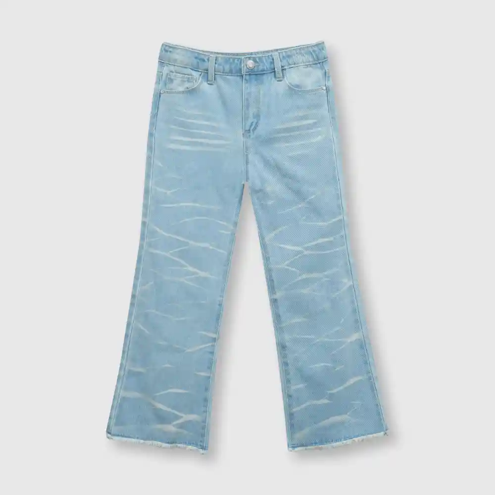 Jean Flare De Niña Azul Talla 10a