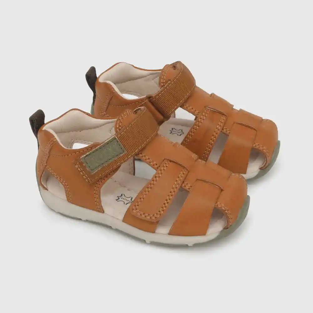 Sandalias Franciscana Para Niño Amarillo Talla 21