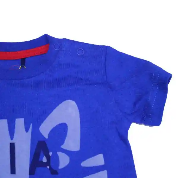 Polera Bebe Niño Azul Pillin 3 a