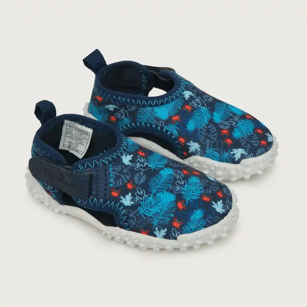 Zapatos Aqua De Niño Azul Talla 25