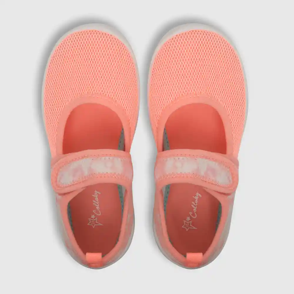 Sandalias Aqua Abierta Niña Rosado Con Blanco Talla 38