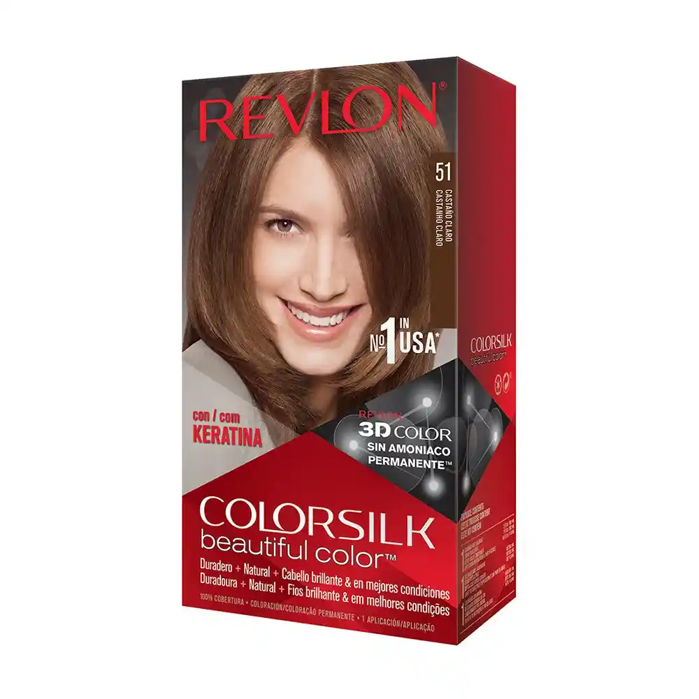 Revlon Tinte Colorsilk Light Brown 51