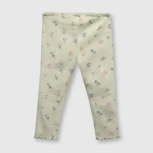 Pantalón Elasticada Bebé Niña Pistaccio Talla 12M Colloky