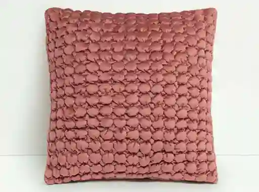 Cojín Velvet Panal New Palo Rosa 45 x 45 Ripley Home