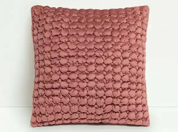 Cojín Velvet Panal New Palo Rosa 45 x 45 Ripley Home