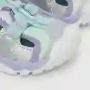 Sandalias Abertura Completa De Niña Gris Talla 21