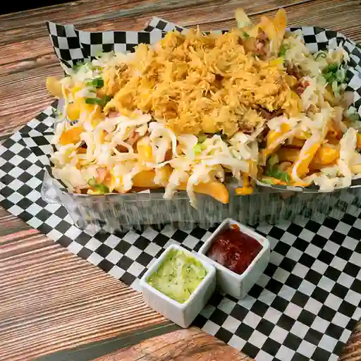 Papas Fritas con Pollo