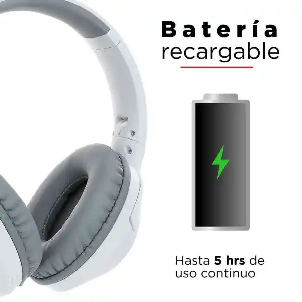 Miniso Audífonos de Diadema Blanco