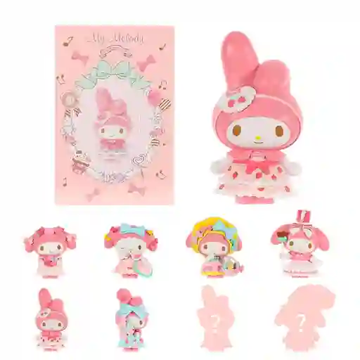 Adorno Sorpresa my Melody Tea Party Sanrio Surtidos Miniso