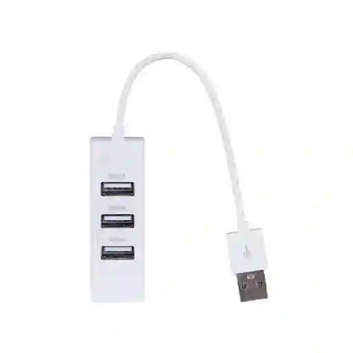 Adaptador USB de 4 Puertos Blanco Miniso