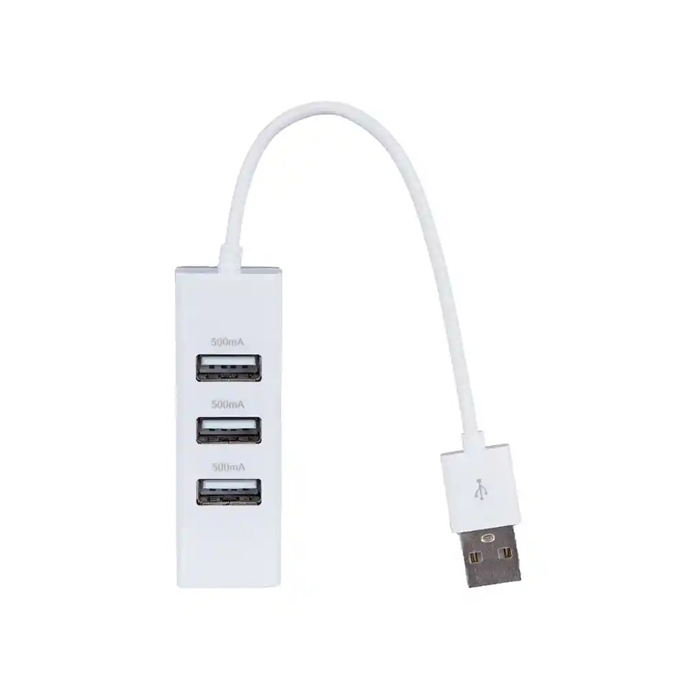 Adaptador USB de 4 Puertos Blanco Miniso