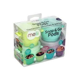 Melii Set de Contenedores Snap &Amp go 118 mL