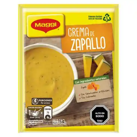 Maggi Crema Zapallo 4 Porciones