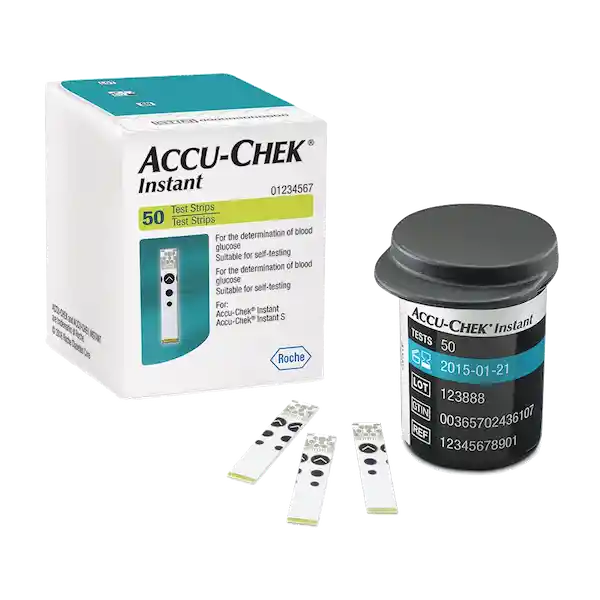 Accu-Chek: Cintas Para Medir Glucosa De 50 Unidades
