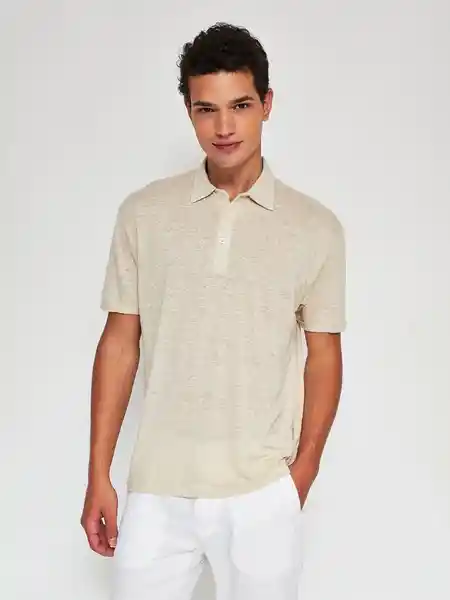 Spavaldi Polera Manga Corta Eliseo Beige M