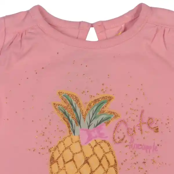 Polera Bebe Niña Rosado Pillin 24 M