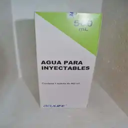 Bidestilada Agua Inyectable