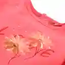 Polera Manga Larga Bebé Niña Color Coral Talla 12 M Pillin