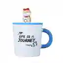 Taza de Cerámica Travelling Dog Series Miniso