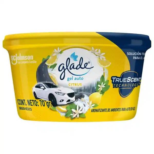 Aromatizante Glade Mini Gel Auto Citrus 70gr