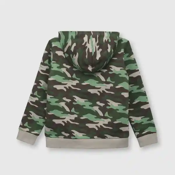 Polerón Cky Camuflado de Niño Verde Militar Talla 4A Colloky