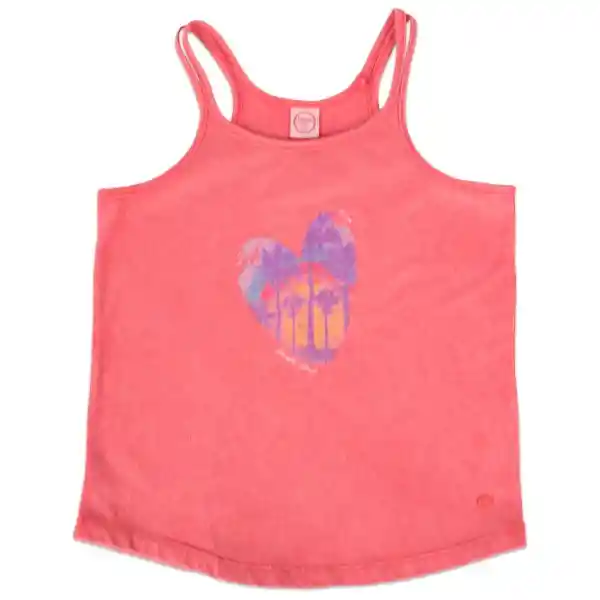 Polera Niña Rosa Chicle Pillín Talla 10 A