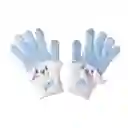 Guantes de Invierno Azul y Blanco Miniso