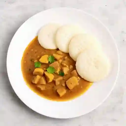 Idli Sambar (4 Piece)