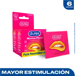 Durex Condones Maximo Placer 6un