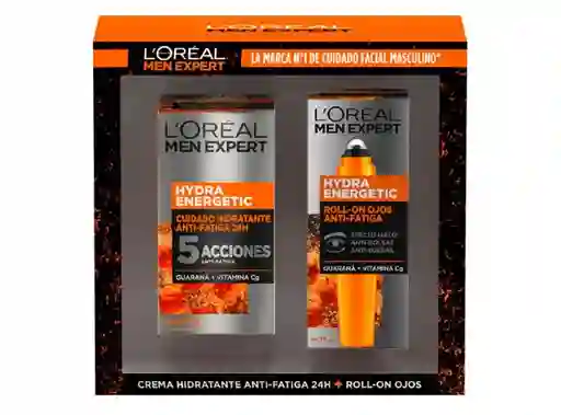 L'Oréal París Kit Crema Men Energetic + Roll-On
