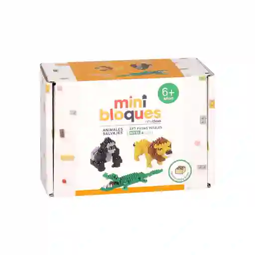 Set de Contrucción Bloques Mii Nivel 1 Animales Salvajes