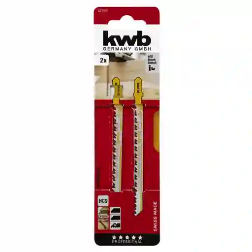 KWB hoja de sierra caladora para madera t301cd (diente 3 mm)