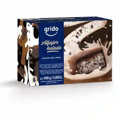 Caja X 6 Alfajores Cookies And Cream